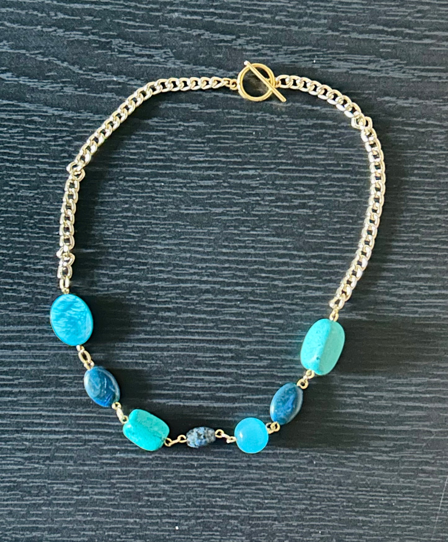 Blue Raspberry Current Necklace