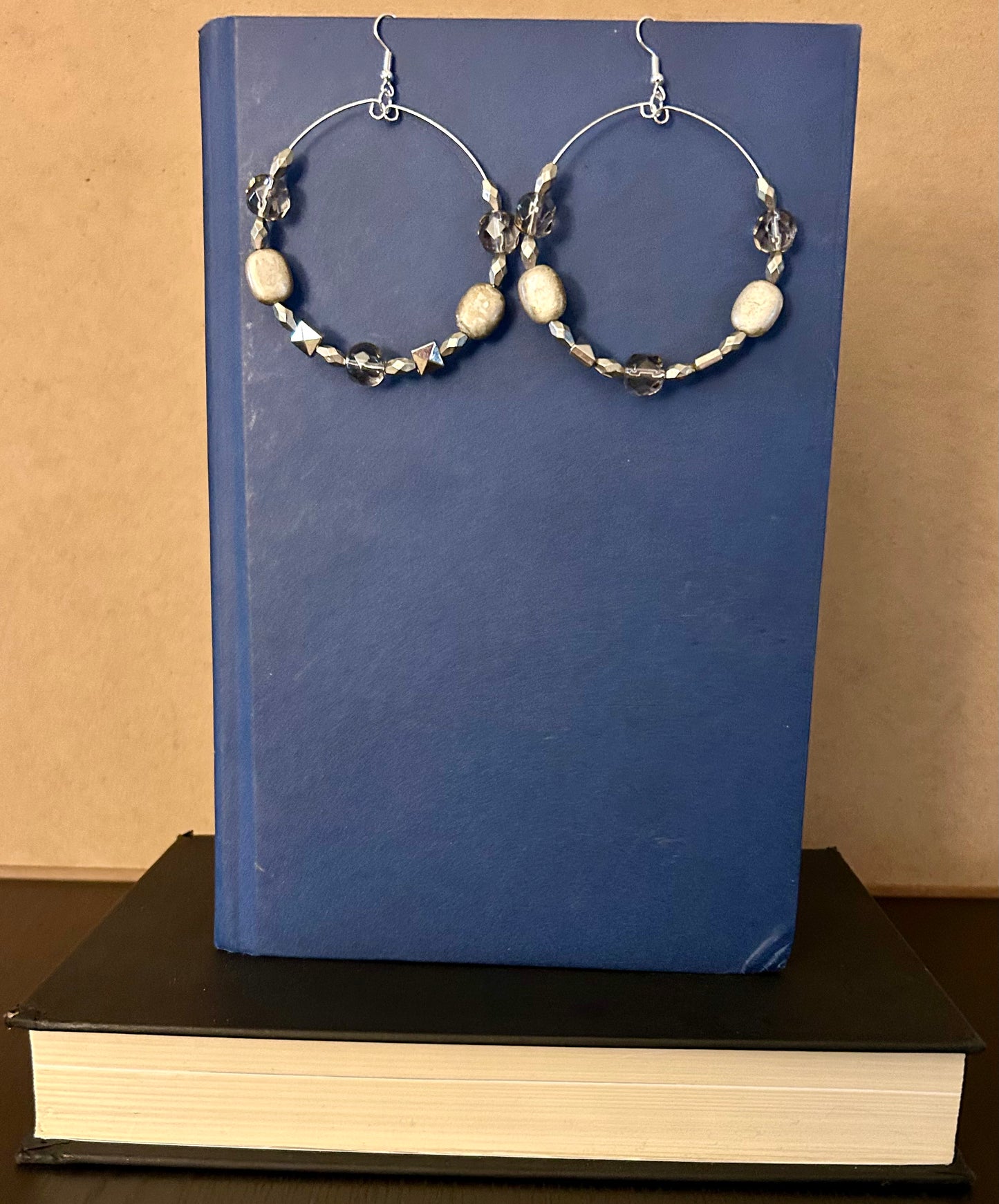 Scratch Gravel Hoop Earrings