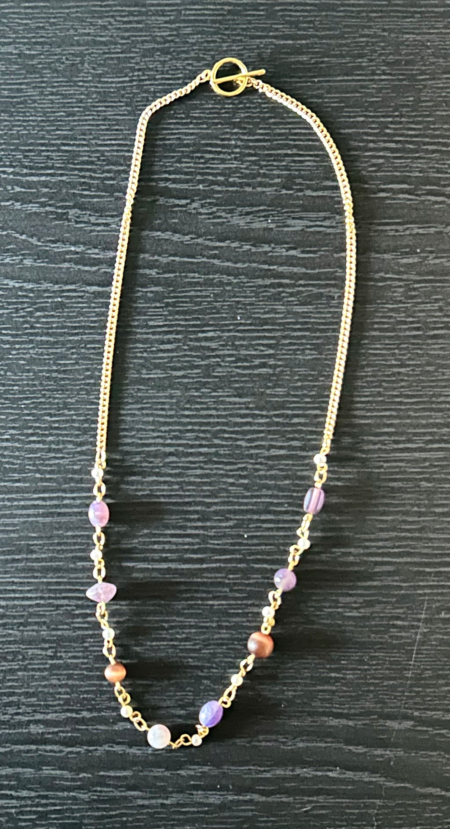 Violet Syrup Drift Necklace