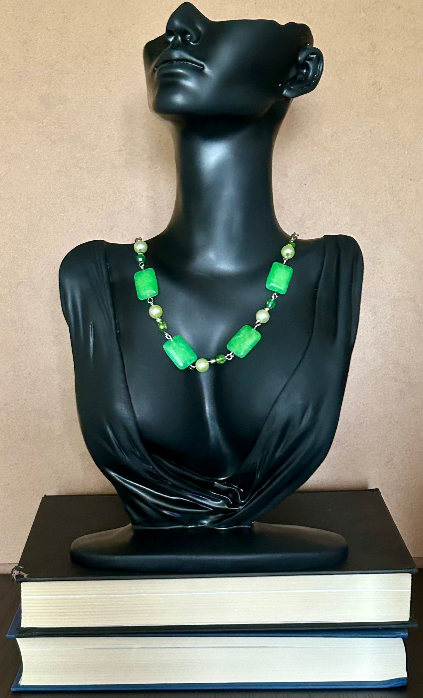Electric Kiwi Necklace