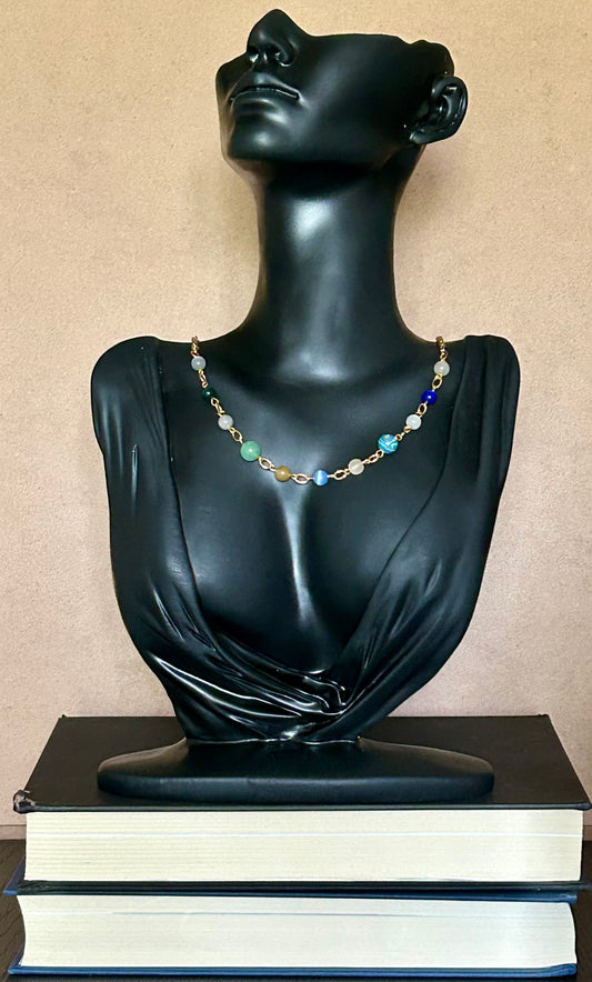 Eucalyptus Sun Glaze Necklace