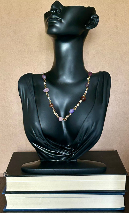 Violet Syrup Drift Necklace